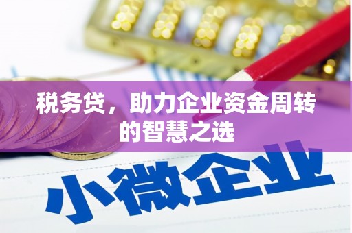 东兴税务贷，助力企业资金周转的智慧之选