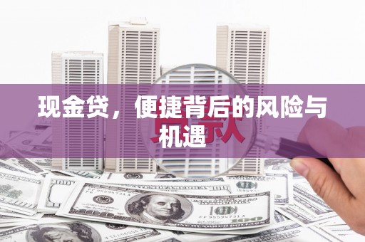 东兴现金贷，便捷背后的风险与机遇