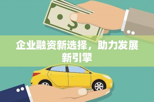 东兴企业融资新选择，助力发展新引擎