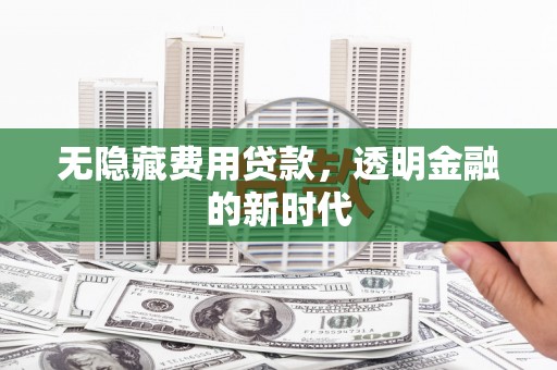 东兴无隐藏费用贷款，透明金融的新时代