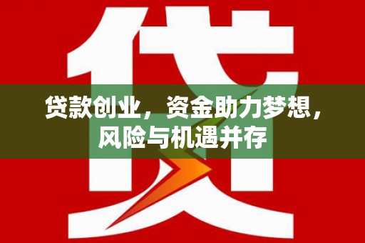 东兴贷款创业，资金助力梦想，风险与机遇并存