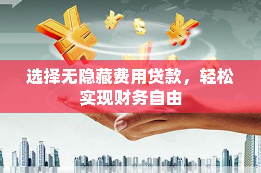 东兴选择无隐藏费用贷款，轻松实现财务自由