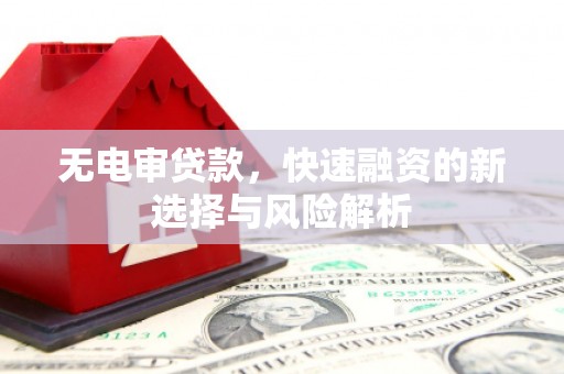 东兴无电审贷款，快速融资的新选择与风险解析