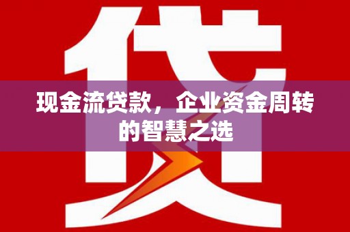 东兴现金流贷款，企业资金周转的智慧之选