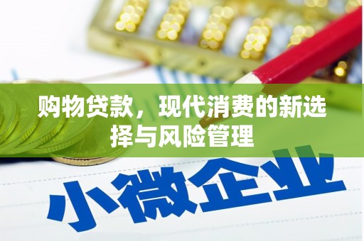 东兴购物贷款，现代消费的新选择与风险管理