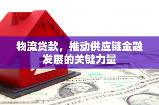 东兴物流贷款，推动供应链金融发展的关键力量