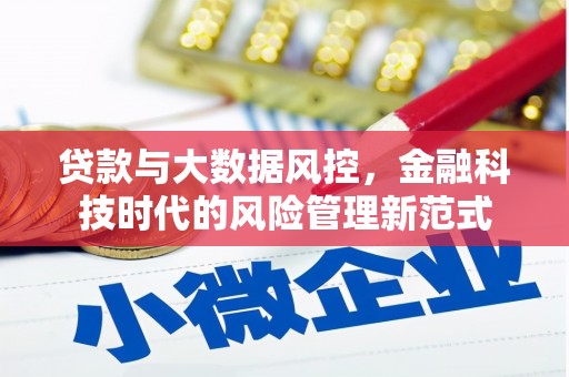 东兴贷款与大数据风控，金融科技时代的风险管理新范式