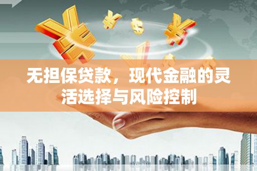 东兴无担保贷款，现代金融的灵活选择与风险控制