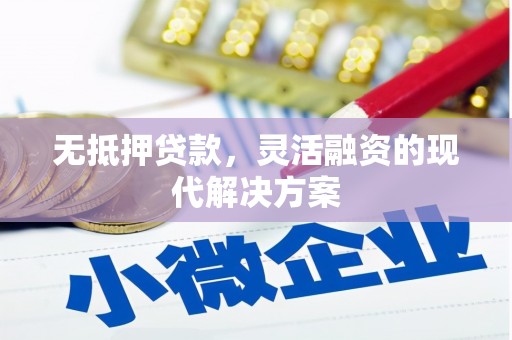 东兴无抵押贷款，灵活融资的现代解决方案