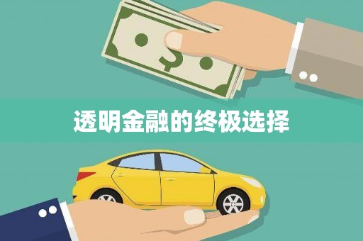 东兴透明金融的终极选择